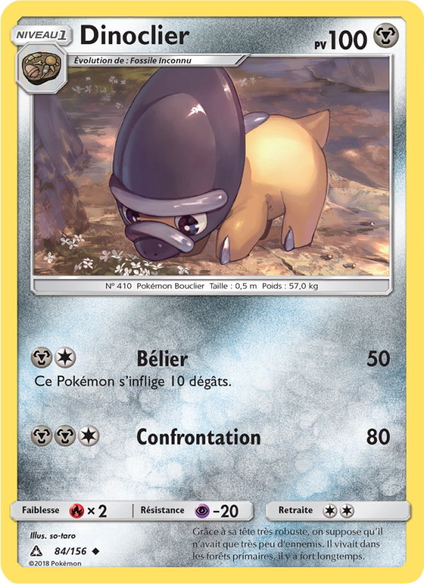 Dinoclier 84 — Ultra-Prisme (French Pokémon TCG card)
