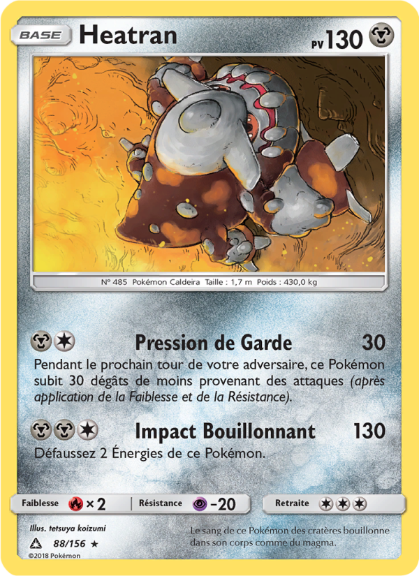 Heatran 88 — Ultra-Prisme (French Pokémon TCG card)