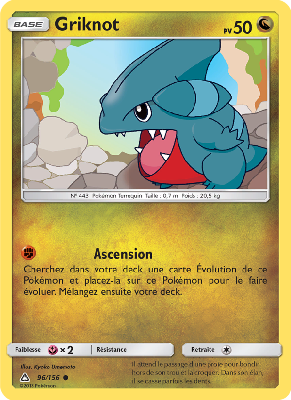 Griknot 96 — Ultra-Prisme (French Pokémon TCG card)