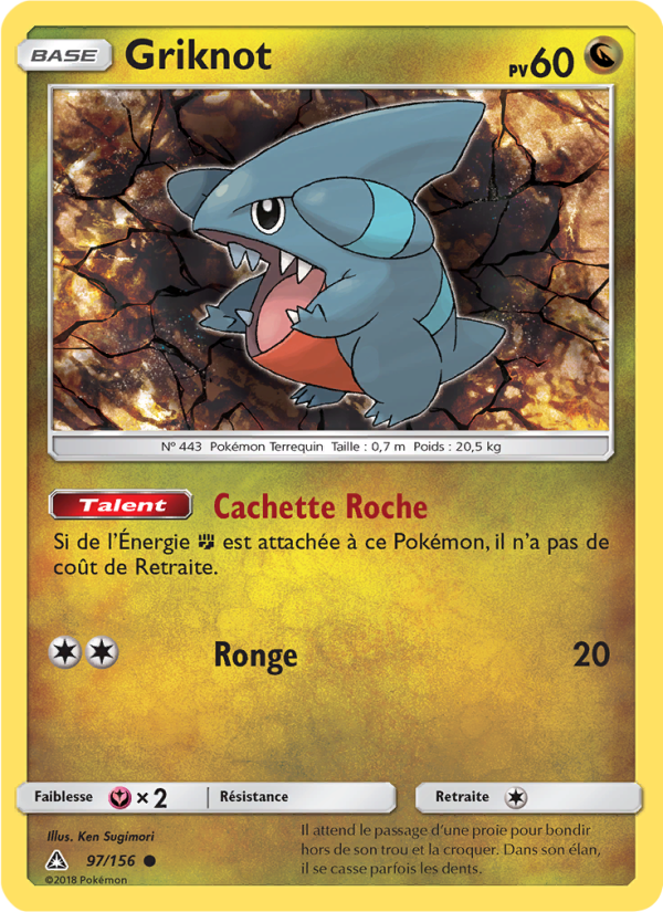 Griknot 97 — Ultra-Prisme (French Pokémon TCG card)