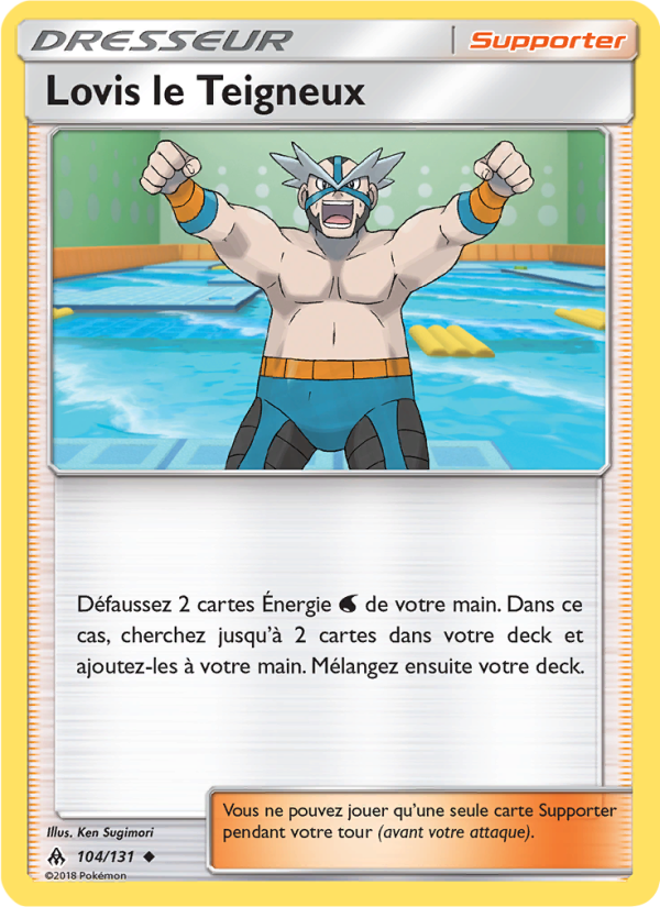 Lovis le Teigneux 104 — Lumière Interdite (French Pokémon TCG card)