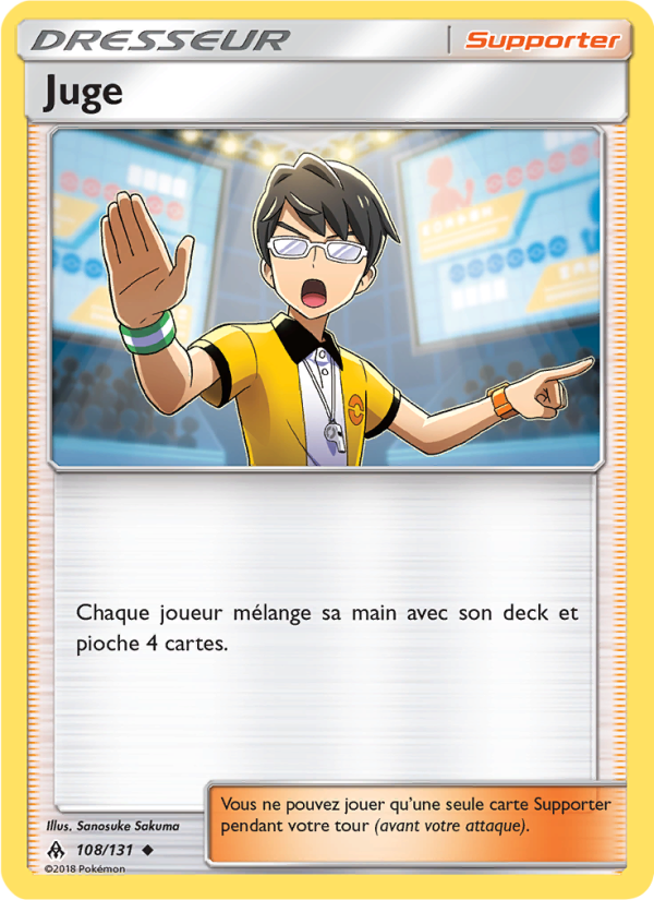 Juge 108 — Lumière Interdite (French Pokémon TCG card)