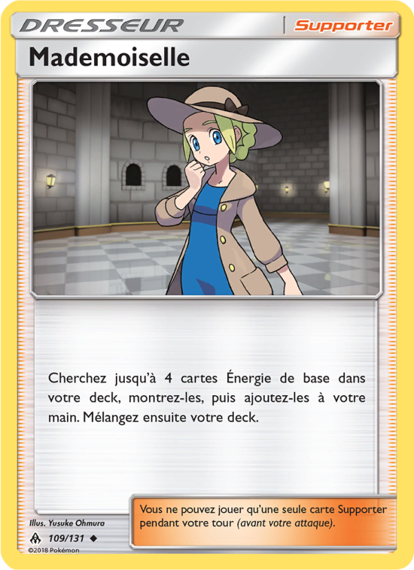 Mademoiselle 109 — Lumière Interdite (French Pokémon TCG card)