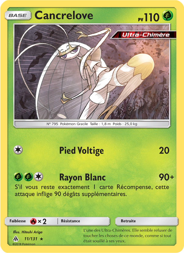 Cancrelove 11 — Lumière Interdite (French Pokémon TCG card)