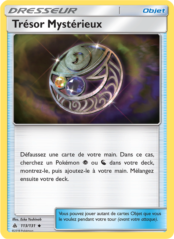 Trésor Mystérieux 113 — Lumière Interdite (French Pokémon TCG card)