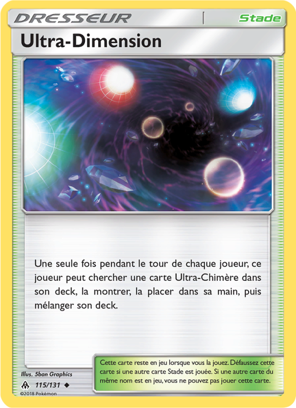 Ultra-Dimension 115 — Lumière Interdite (French Pokémon TCG card)