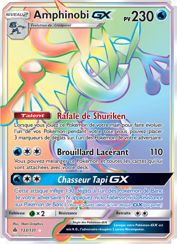 Amphinobi GX 133 — Lumière Interdite (French Pokémon TCG card)