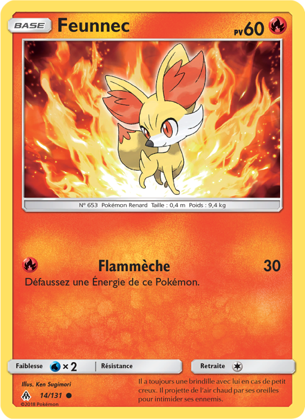Feunnec 14 — Lumière Interdite (French Pokémon TCG card)