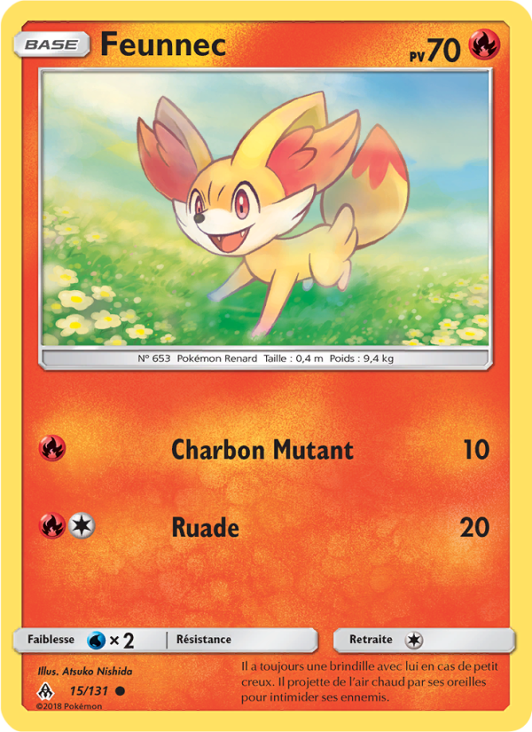 Feunnec 15 — Lumière Interdite (French Pokémon TCG card)
