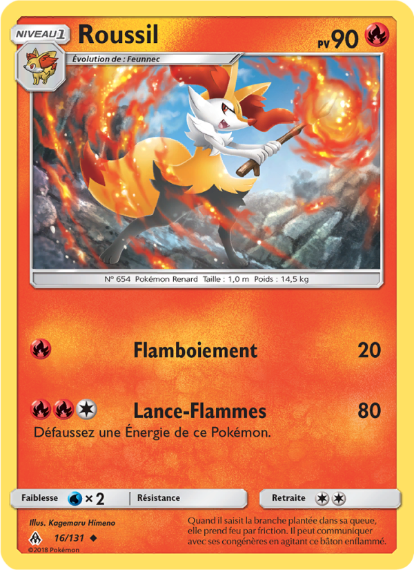 Roussil 16 — Lumière Interdite (French Pokémon TCG card)