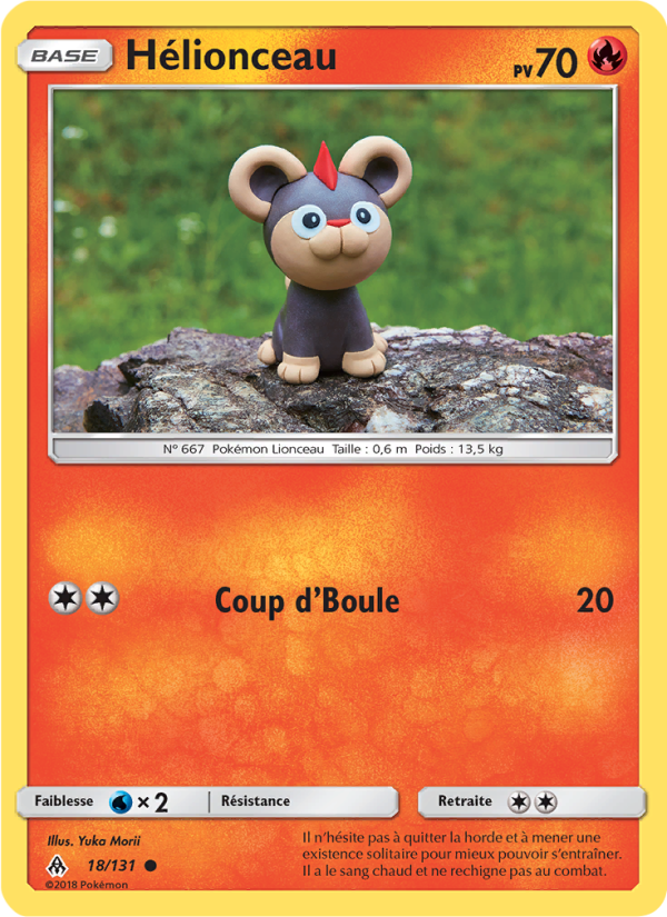 Hélionceau 18 — Lumière Interdite (French Pokémon TCG card)