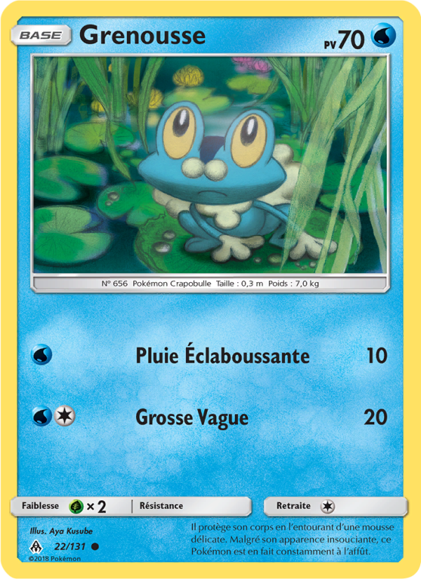 Grenousse 22 — Lumière Interdite (French Pokémon TCG card)