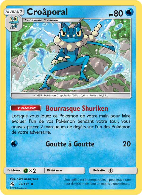 Croâporal 23 — Lumière Interdite (French Pokémon TCG card)