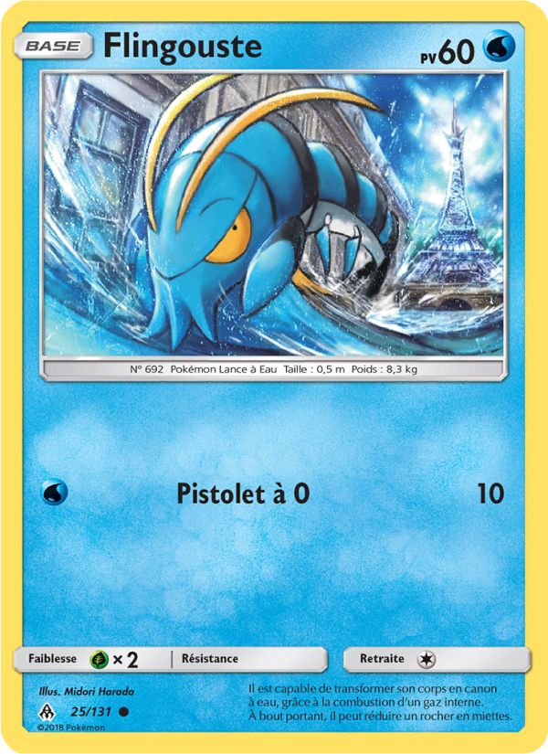 Flingouste 25 — Lumière Interdite (French Pokémon TCG card)
