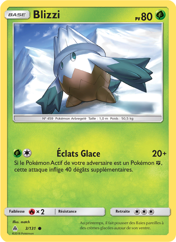 Blizzi 3 — Lumière Interdite (French Pokémon TCG card)