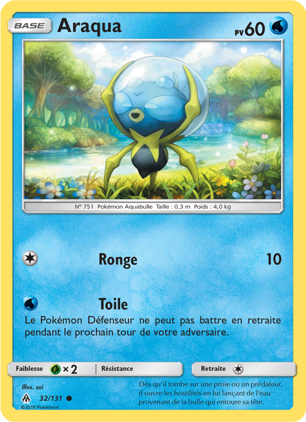 Araqua 32 — Lumière Interdite (French Pokémon TCG card)