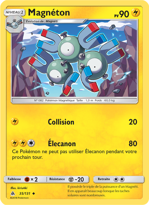 Magnéton 35 — Lumière Interdite (French Pokémon TCG card)