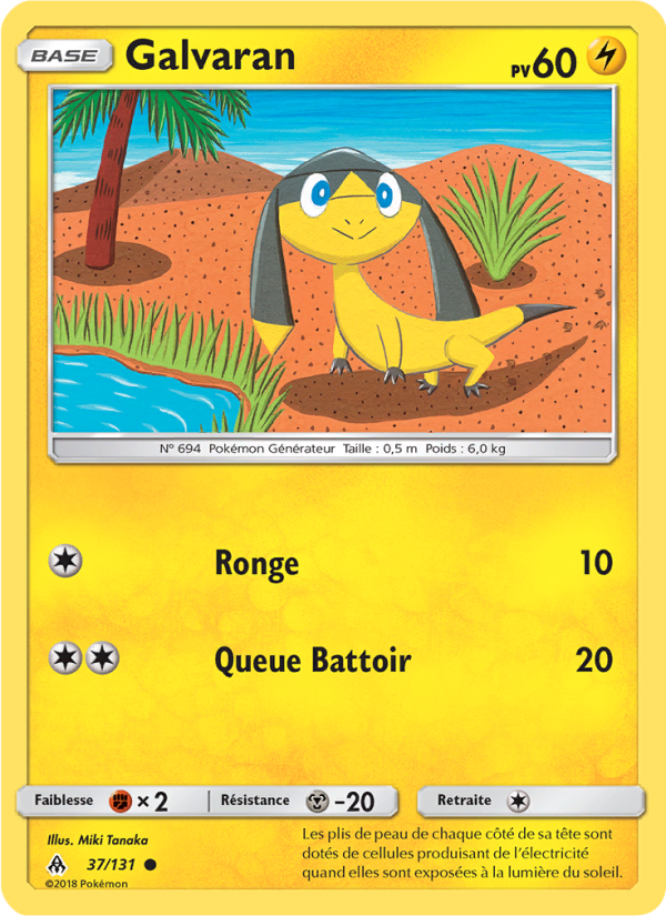 Galvaran 37 — Lumière Interdite (French Pokémon TCG card)