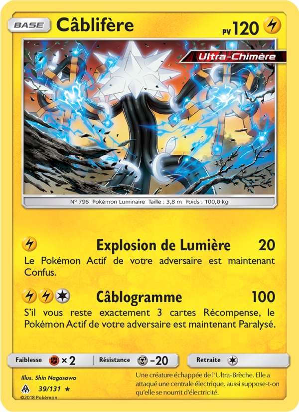 Câblifère 39 — Lumière Interdite (French Pokémon TCG card)