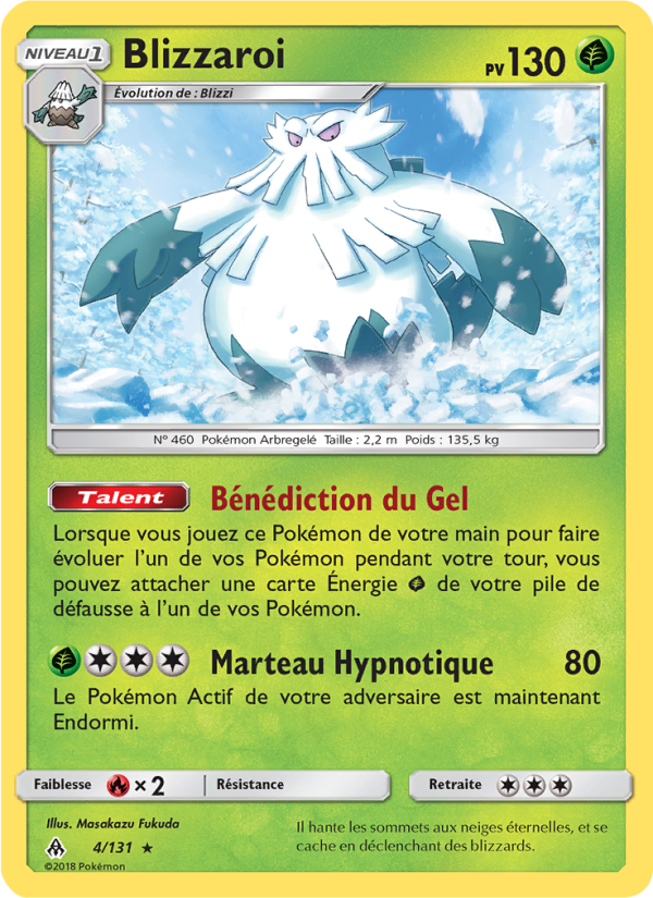 Blizzaroi 4 — Lumière Interdite (French Pokémon TCG card)