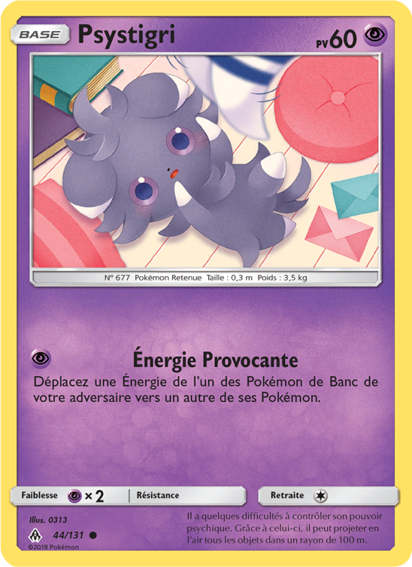 Psystigri 44 — Lumière Interdite (French Pokémon TCG card)