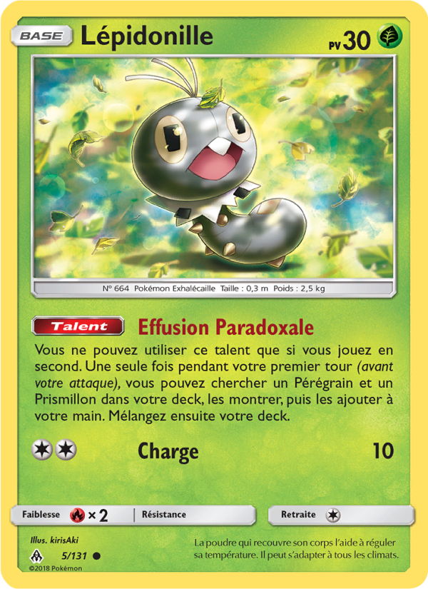 Lépidonille 5 — Lumière Interdite (French Pokémon TCG card)