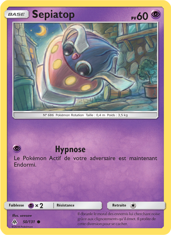 Sepiatop 50 — Lumière Interdite (French Pokémon TCG card)
