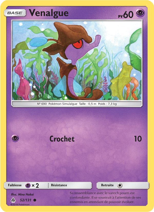 Venalgue 52 — Lumière Interdite (French Pokémon TCG card)