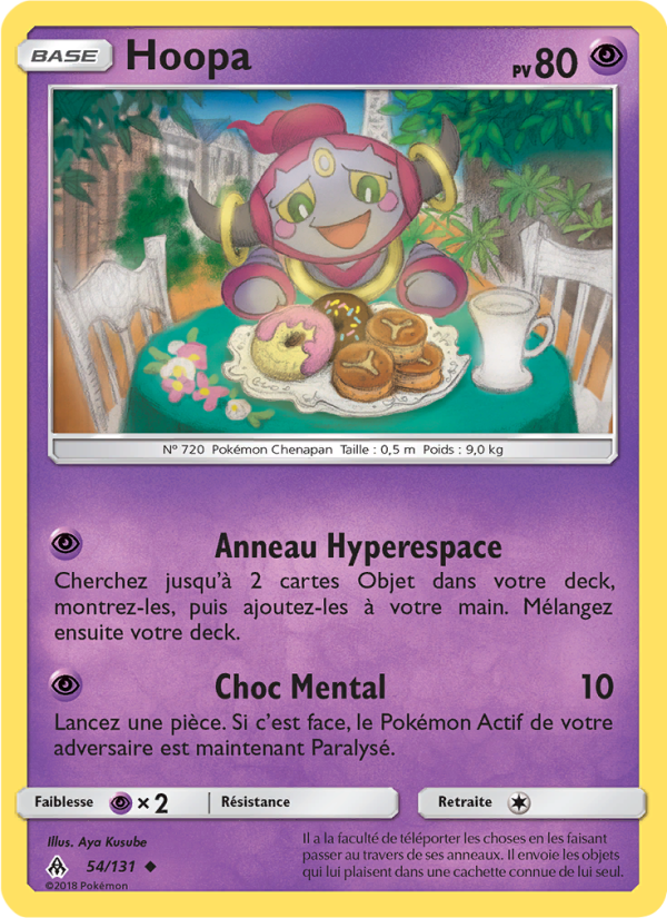Hoopa 54 — Lumière Interdite (French Pokémon TCG card)