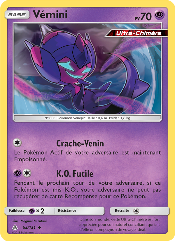 Vémini 55 — Lumière Interdite (French Pokémon TCG card)