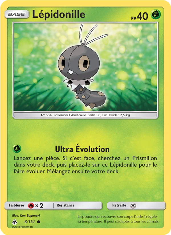 Lépidonille 6 — Lumière Interdite (French Pokémon TCG card)
