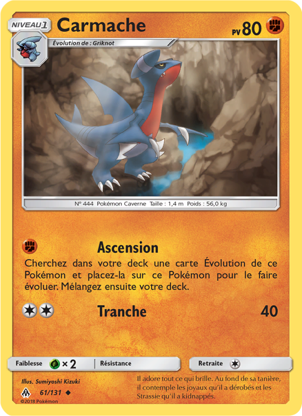 Carmache 61 — Lumière Interdite (French Pokémon TCG card)