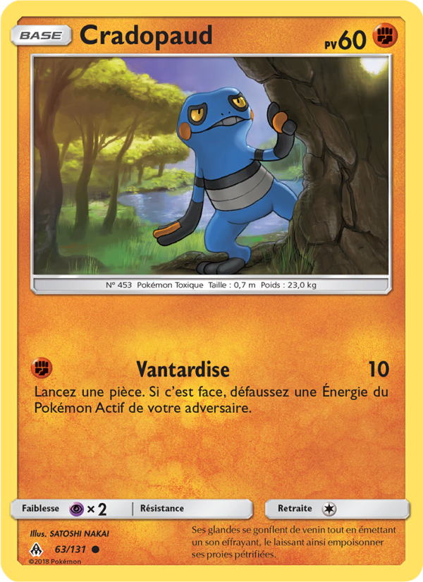 Cradopaud 63 — Lumière Interdite (French Pokémon TCG card)