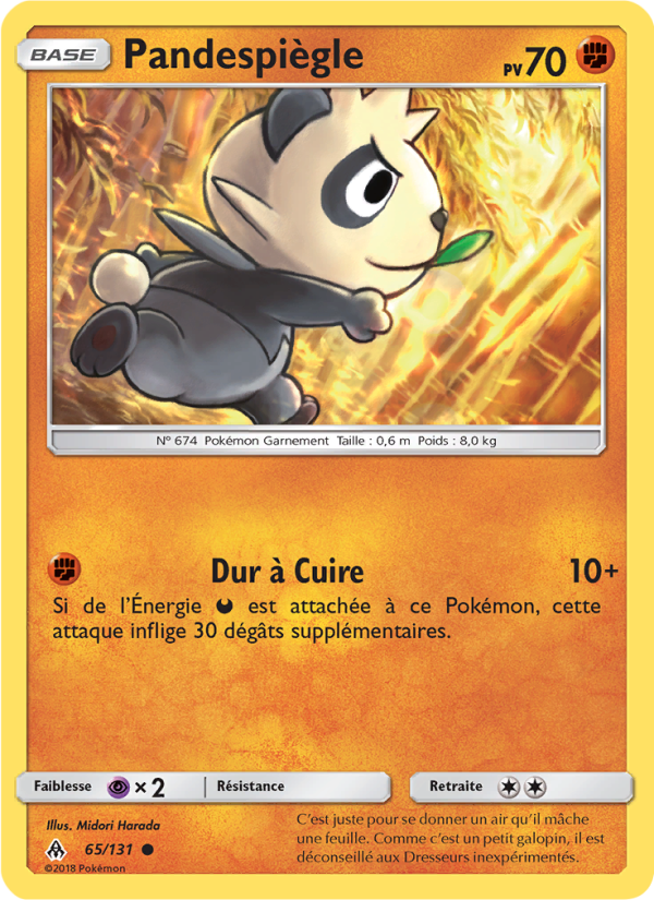 Pandespiègle 65 — Lumière Interdite (French Pokémon TCG card)