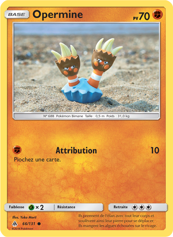 Opermine 66 — Lumière Interdite (French Pokémon TCG card)