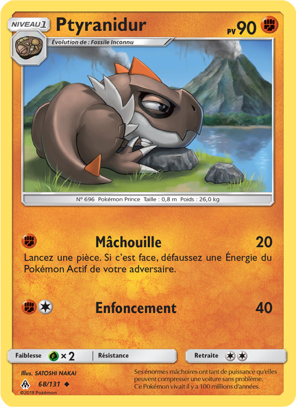 Ptyranidur 68 — Lumière Interdite (French Pokémon TCG card)
