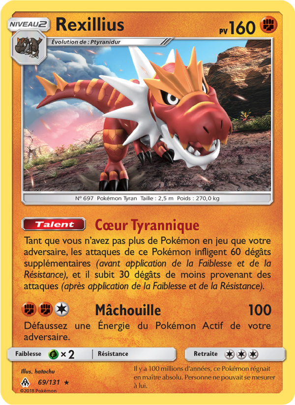 Rexillius 69 — Lumière Interdite (French Pokémon TCG card)