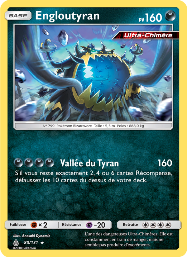 Engloutyran 80 — Lumière Interdite (French Pokémon TCG card)