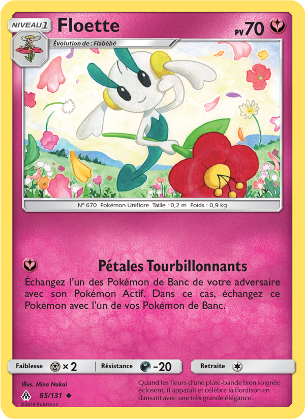 Floette 85 — Lumière Interdite (French Pokémon TCG card)