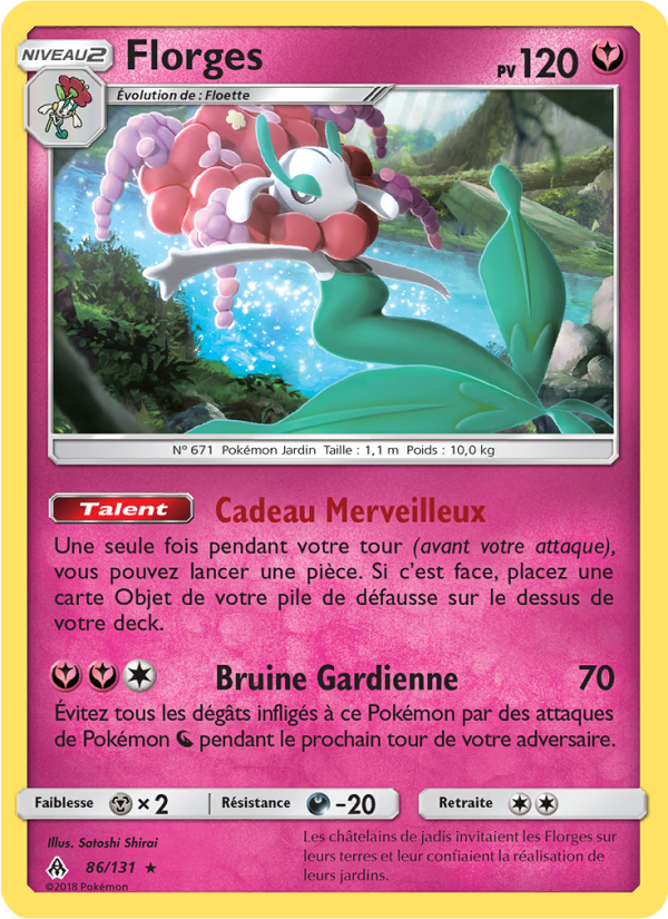 Florges 86 — Lumière Interdite (French Pokémon TCG card)
