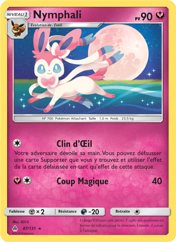 Nymphali 87 — Lumière Interdite (French Pokémon TCG card)