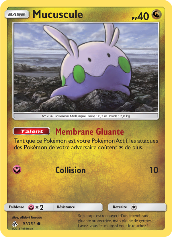 Mucuscule 91 — Lumière Interdite (French Pokémon TCG card)