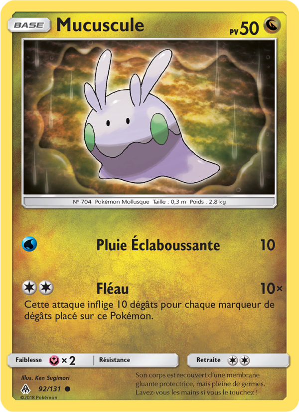 Mucuscule 92 — Lumière Interdite (French Pokémon TCG card)