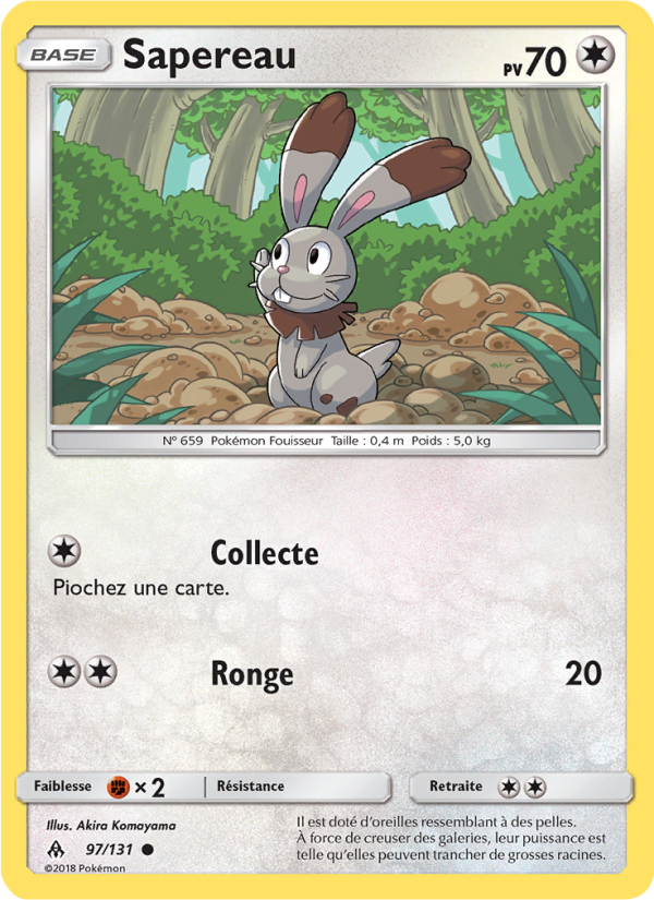 Sapereau 97 — Lumière Interdite (French Pokémon TCG card)