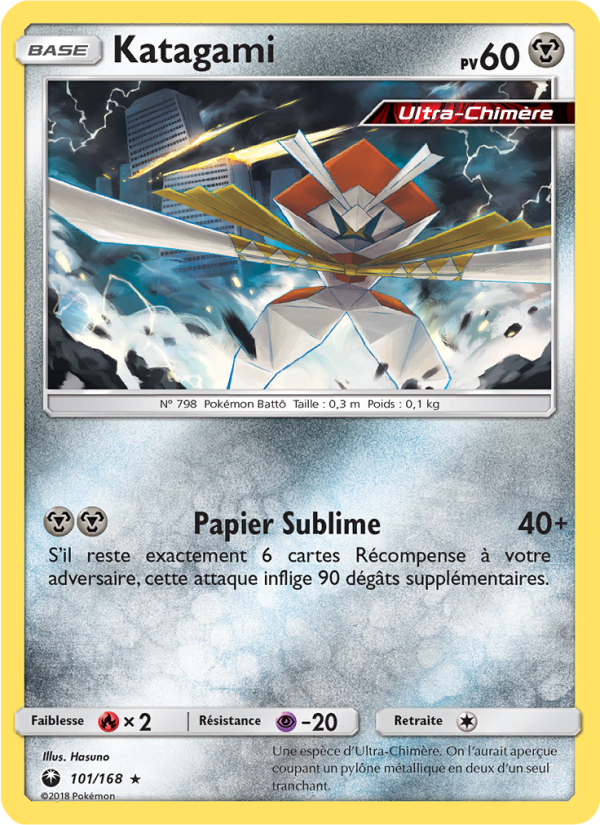 Katagami 101 — Tempête Céleste (French Pokémon TCG card)
