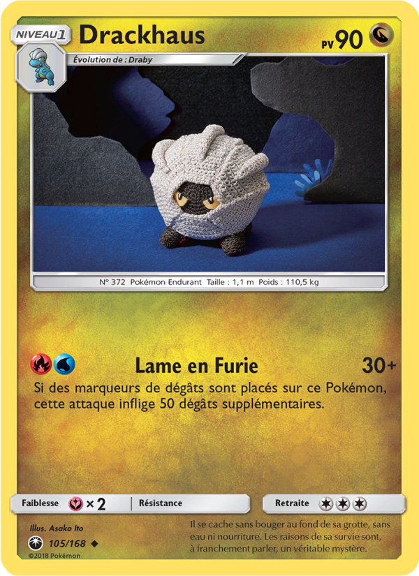 Drackhaus 105 — Tempête Céleste (French Pokémon TCG card)