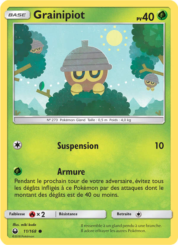 Grainipiot 11 — Tempête Céleste (French Pokémon TCG card)