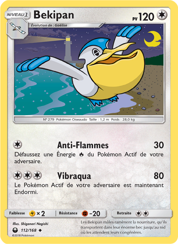 Bekipan 112 — Tempête Céleste (French Pokémon TCG card)
