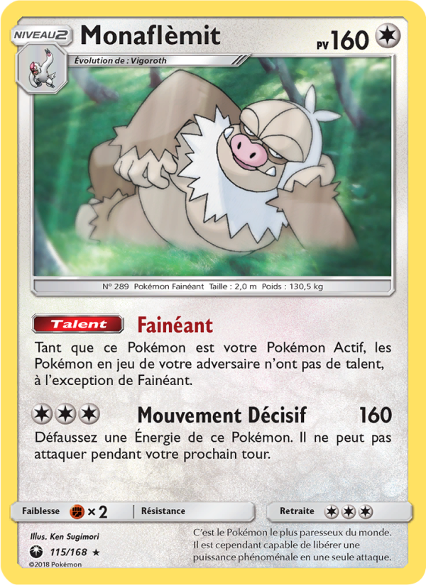 Monaflèmit 115 — Tempête Céleste (French Pokémon TCG card)
