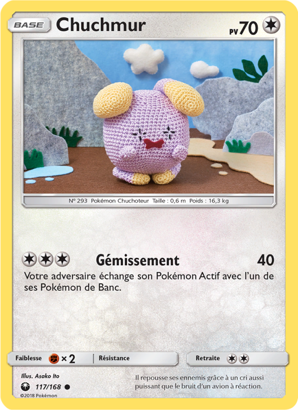 Chuchmur 117 — Tempête Céleste (French Pokémon TCG card)